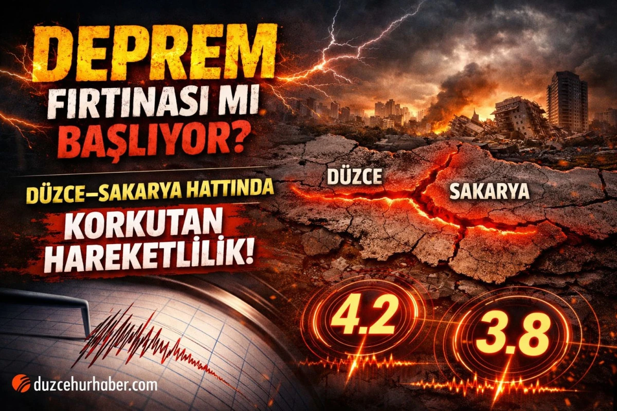 Deprem Fırtınası mı Başlıyor? D&uuml;zce&ndash;Sakarya Hattında Korkutan Hareketlilik
