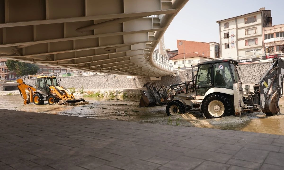 Dere içi ve çevresi temizleniyor