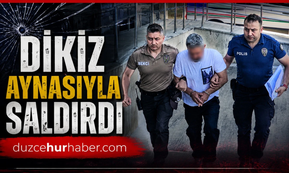 Dikiz Aynasıyla Saldıran S&uuml;r&uuml;c&uuml; Adliyede