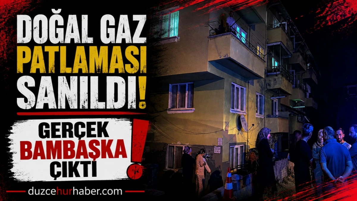 Doğal Gaz Patlaması Sanıldı! Ger&ccedil;ek Bambaşka &Ccedil;ıktı