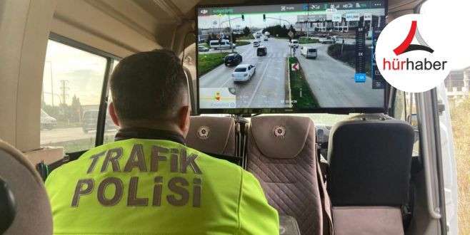 Dron destekli trafik denetimleri arttı