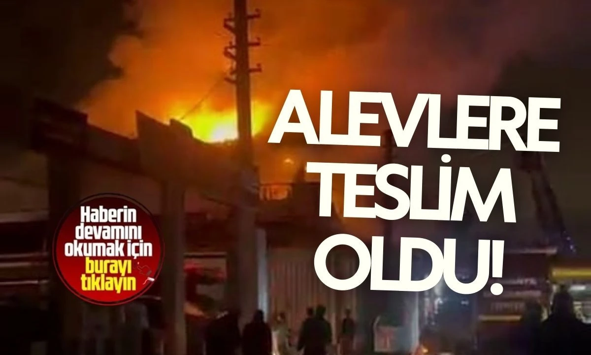 Dükkan Alev Topuna Döndü