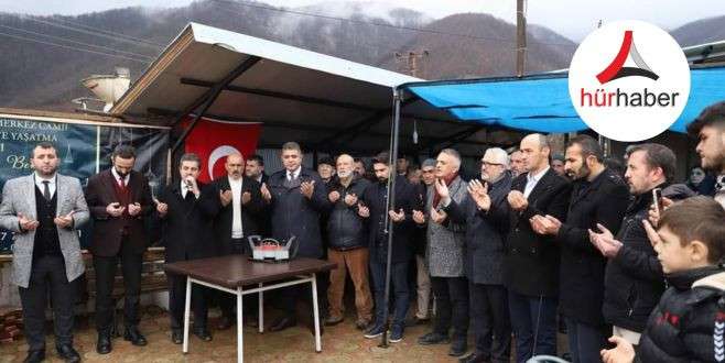 Düverdüzü Camisinin temeli dualarla atıldı