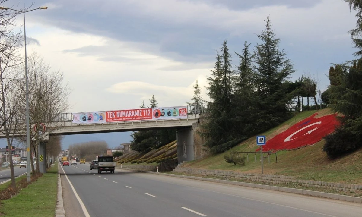 D&uuml;zce 112: Acil Yardım Tek Hat Kampanyası