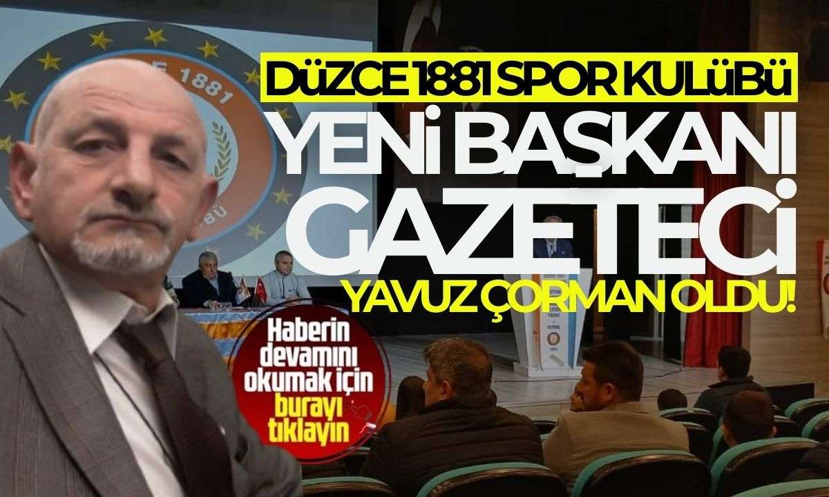 Düzce 1881 Spor Kulübü’nün 1. Olağan Kongresi Yapıldı! 