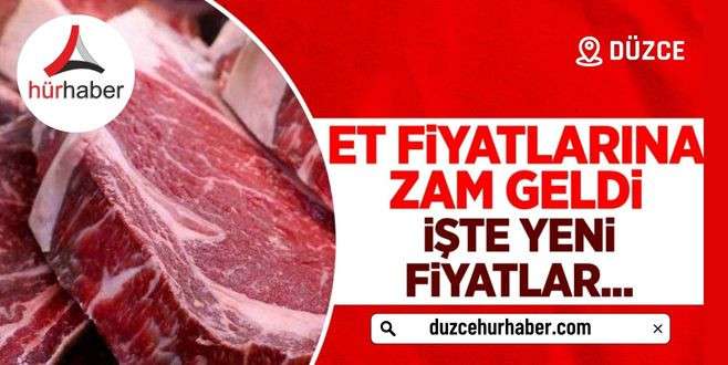 Düzce 2024 Et fiyatları İşte Yeni fiyat listesi..