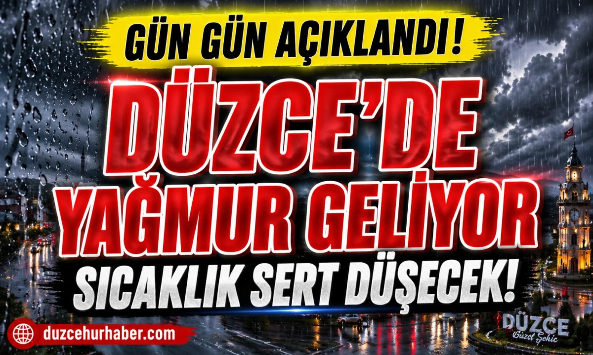 D&uuml;zce 7 G&uuml;nl&uuml;k Hava Durumu (27 Nisan &ndash; 3 Mayıs) G&uuml;n G&uuml;n A&ccedil;ıklandı