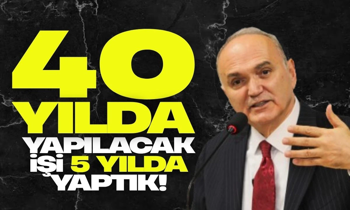 Düzce Belediye Başkanı Özlü: 40 yılda yapılacak işi 5 yılda yaptık”