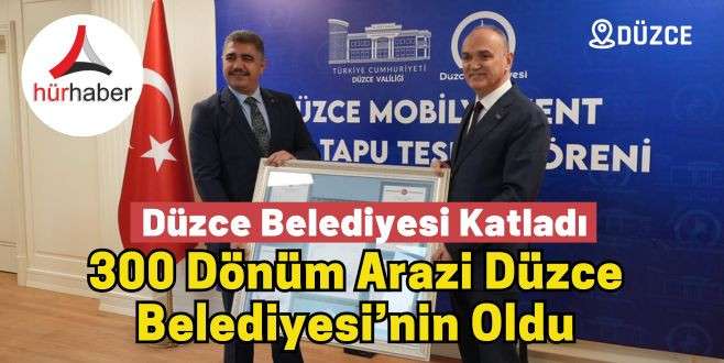 Düzce Belediyesi Katladı