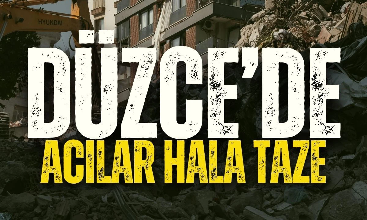 Düzce Depremi 26. Yıl Anma Töreni