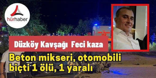  Düzce Düzköy Kavşağı mevkiinde feci kaza ölü  ve yaralı var