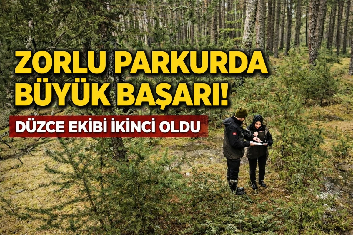 D&uuml;zce Ekibi T&uuml;rkiye Ormancılık Yarışmalarında İkinci Oldu