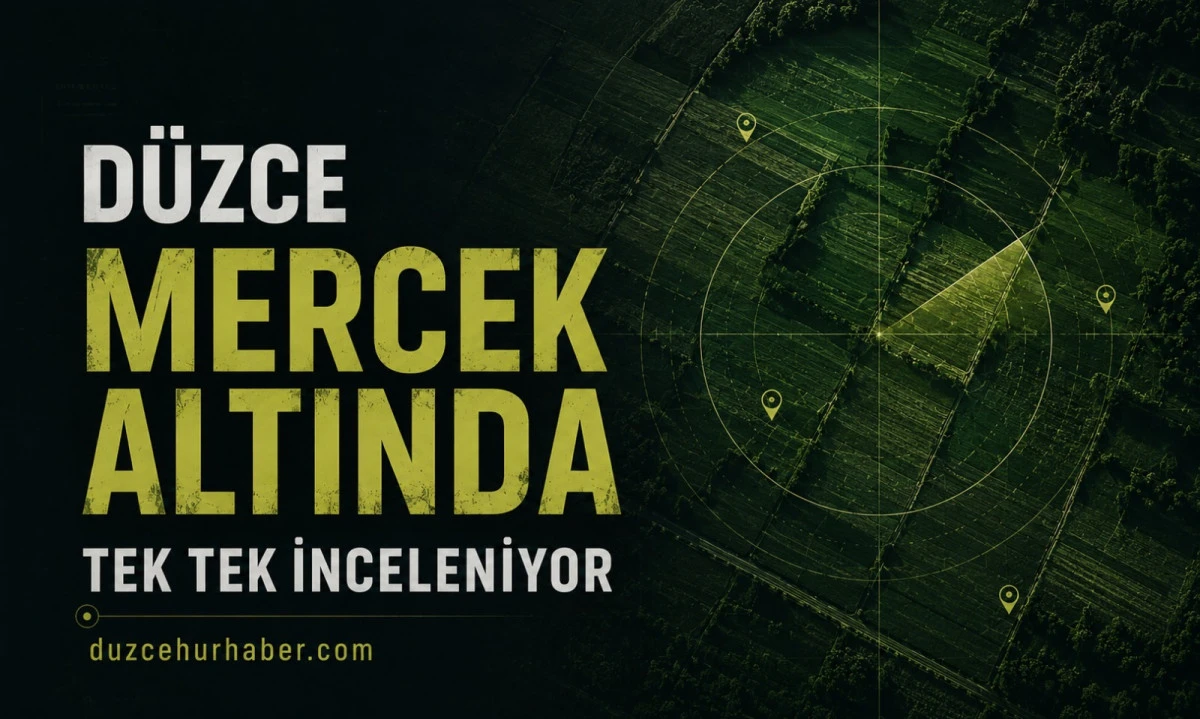 D&uuml;zce Mercek Altında! Tarlalar Tek Tek İnceleniyor