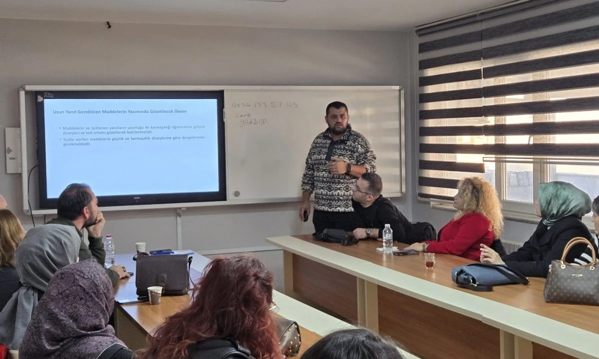 D&uuml;zce &Ouml;ğretmenleri İ&ccedil;in &Ouml;l&ccedil;me Semineri Ger&ccedil;ekleşti