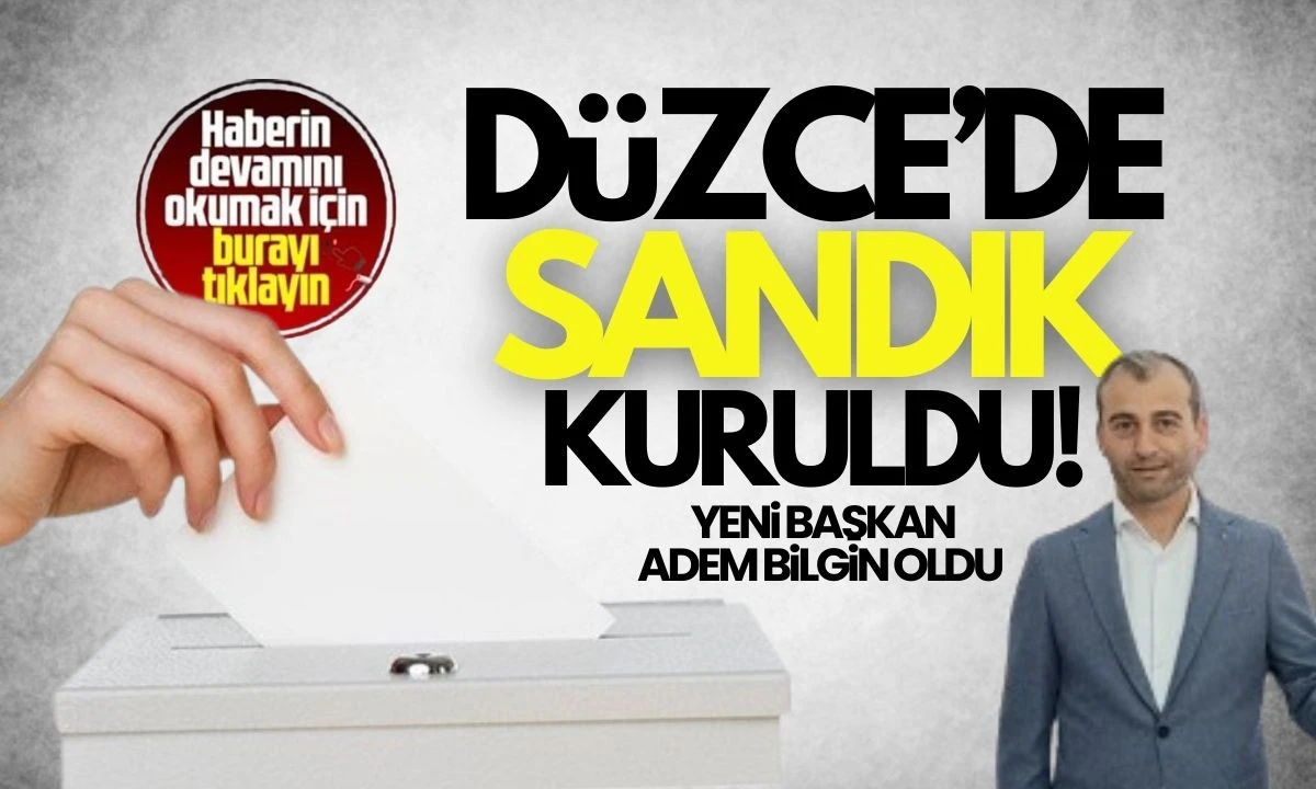 Düzce SMMM Seçiminde Adem Bilgin ve Birol Aksu yarıştı