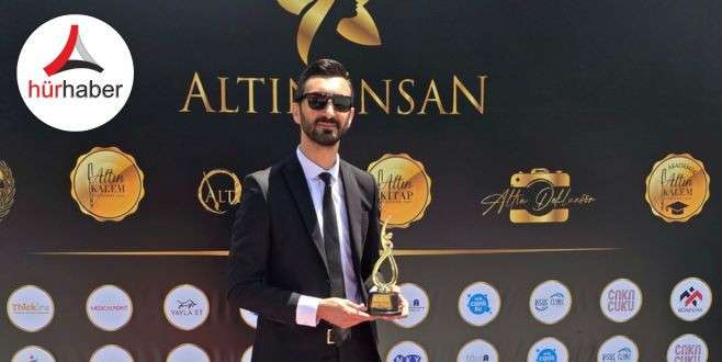 Düzce Üniversitesi akademisyenine altın fırça ödülü