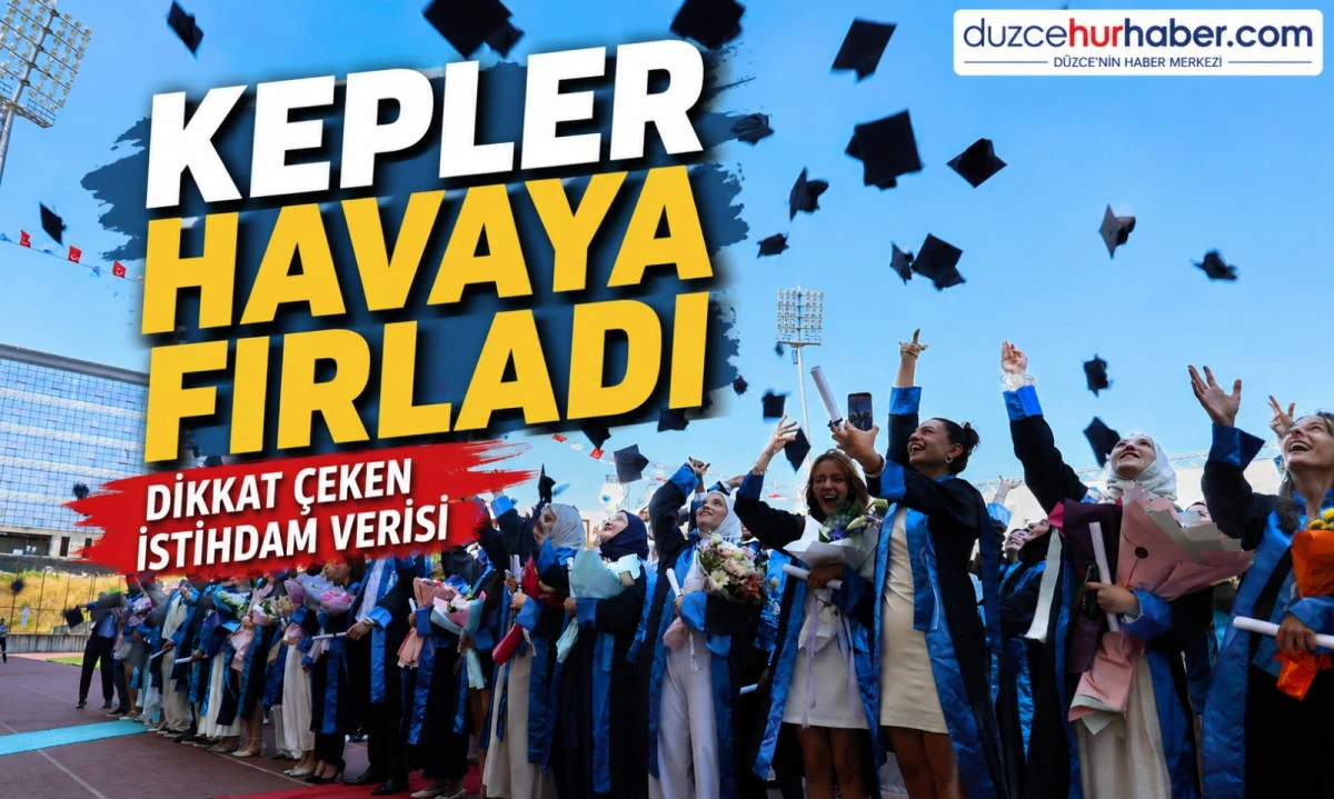 D&uuml;zce &Uuml;niversitesi'nden mezunlara umut veren istihdam tablosu
