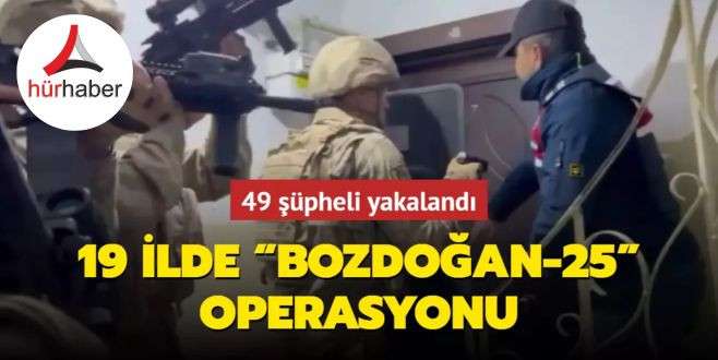 Düzce ve 18 ilde terör destekçilerine operasyon