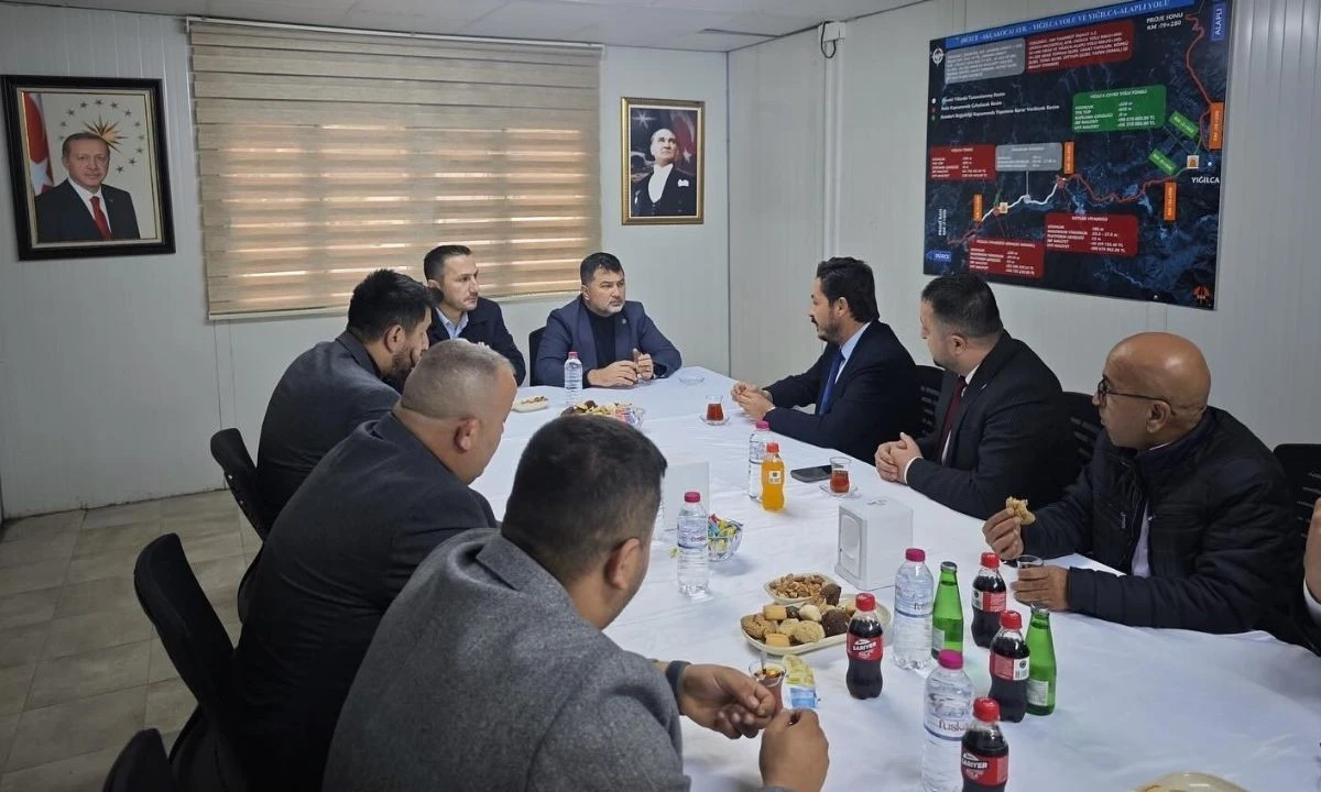 Düzce Yığılca Yolunda Viyadük Çalışmaları