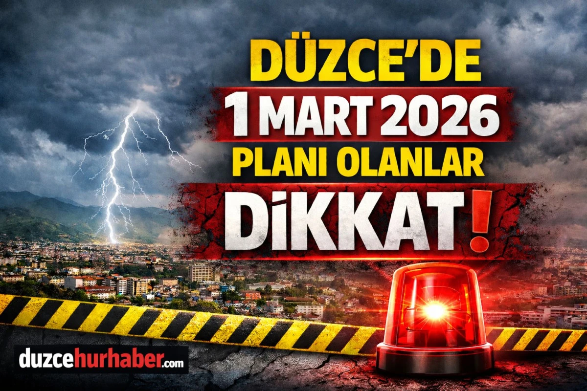D&uuml;zce&rsquo;de 1 Mart Alarmı! Bug&uuml;n Hava Ka&ccedil; Derece? İşte G&uuml;ncel Meteoroloji Raporu