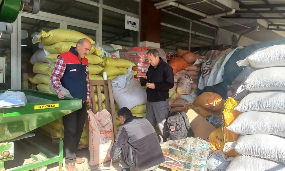 Düzce'de 11 Dağıtıcıda Gübre Denetimi