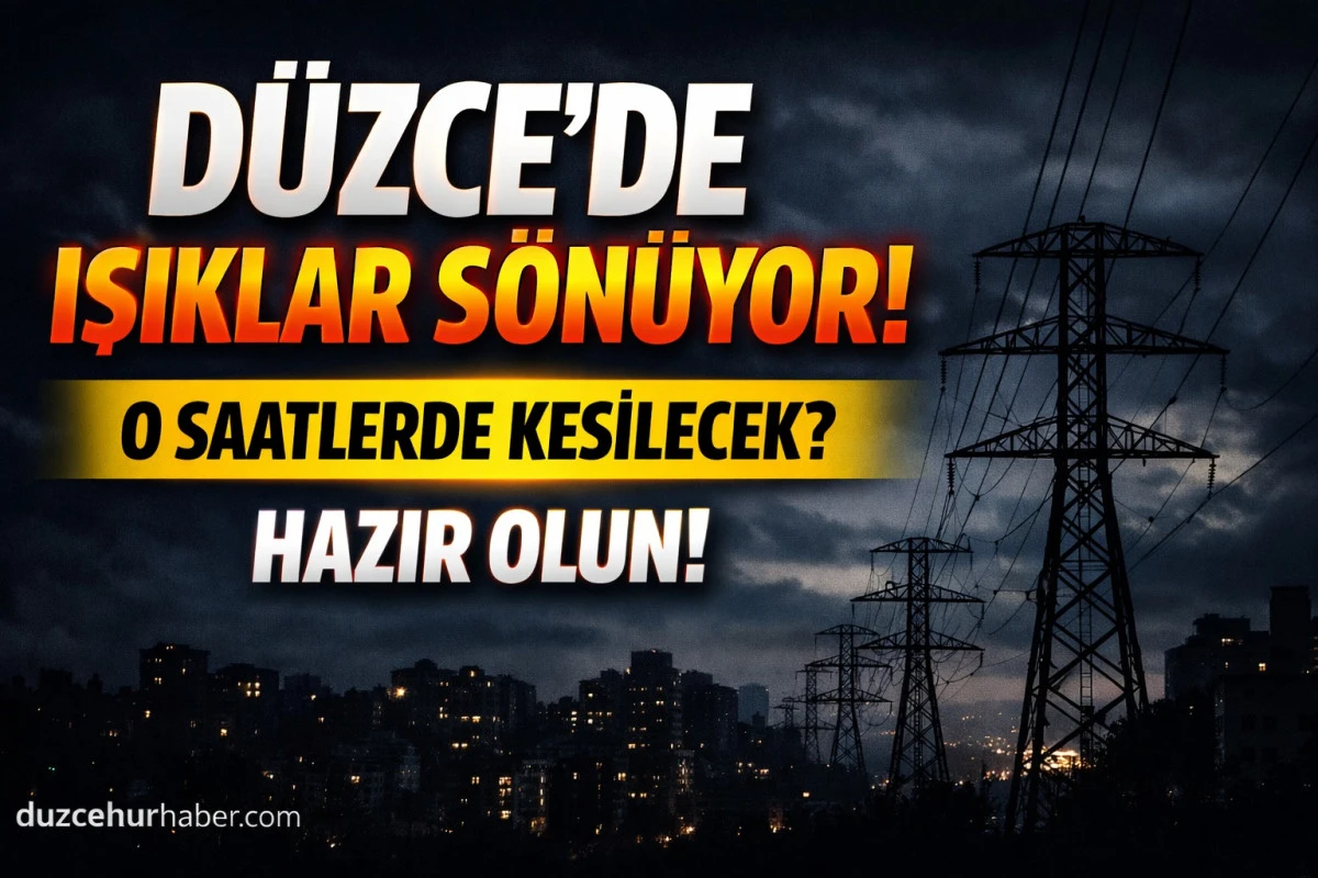 D&uuml;zce&rsquo;de 14 Nisan elektrik kesintisi: elektrikler nerelerde kesilecek?