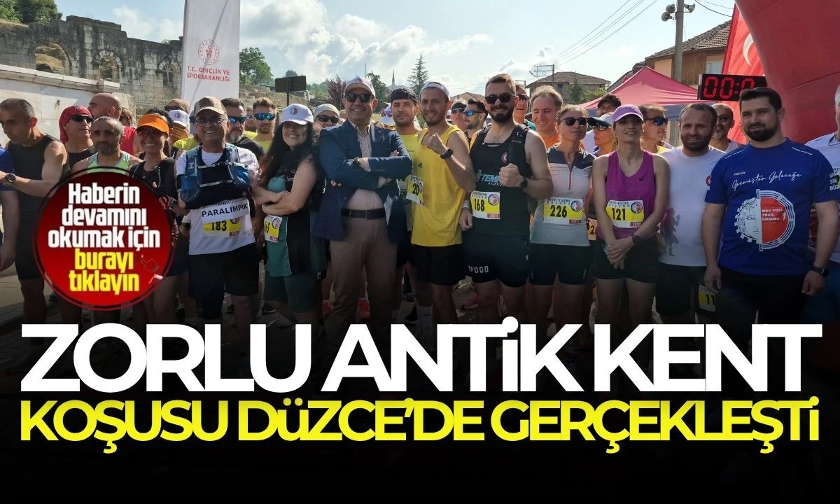 Düzce'de 300 Sporcu Tarihi Güzellikler Yarışı'nda