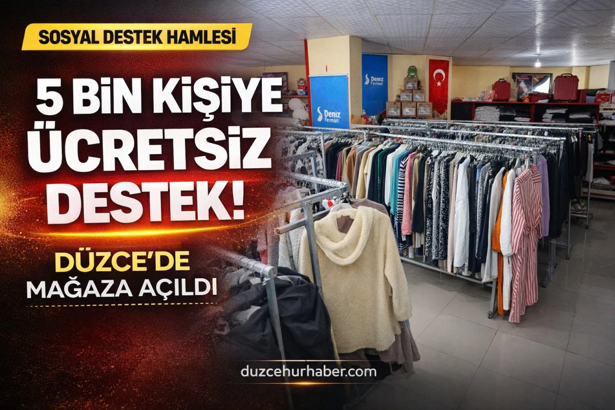 D&uuml;zce&rsquo;de 5 Bin Kişiye &Uuml;cretsiz Destek! Deniz Feneri Mağazası A&ccedil;ıldı