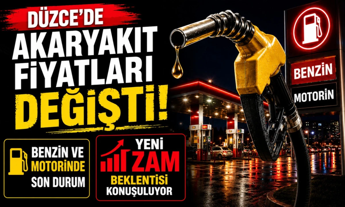 D&uuml;zce&rsquo;de Akaryakıt Fiyatları Değişti! 11 Mayıs&rsquo;ta Benzin ve Motorinde Son Durum