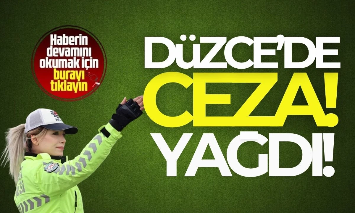 Düzce'de alkollü sürücülere cezai işlem yapıldı