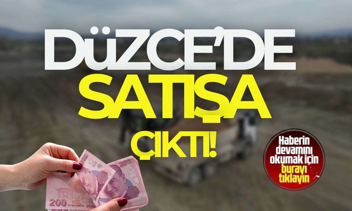 Düzce'de beklenen oldu! 