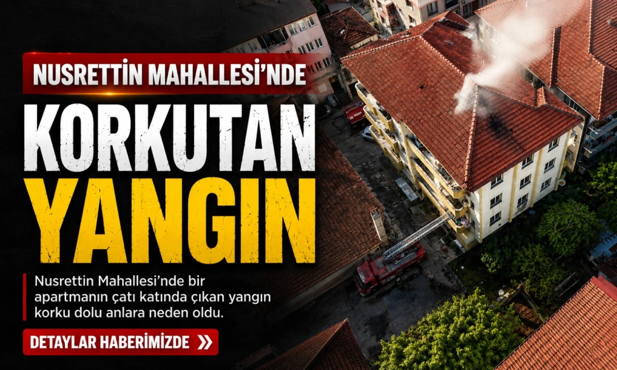 D&uuml;zce&rsquo;de Boş Dairede Yangın: Yoğun Duman Mahalleyi Kapladı