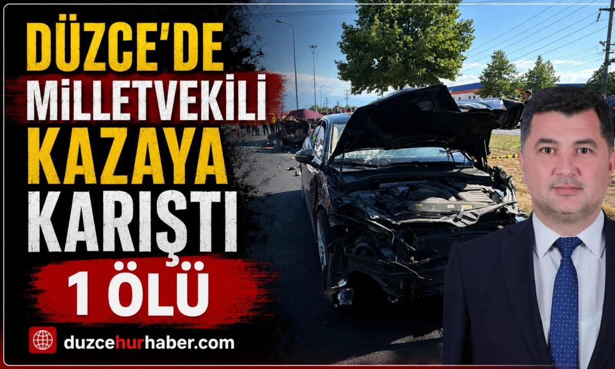 D&uuml;zce'de Can Alan Kazada Milletvekili de Yaralandı
