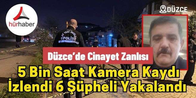 Düzce’de Cinayet Zanlısı yakalandı öldürüp yol kenarına atmıştı