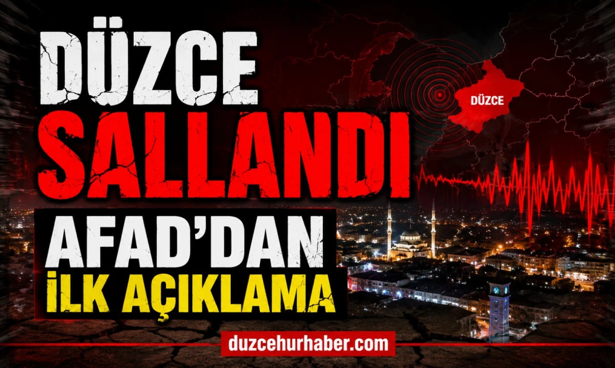 D&uuml;zce&rsquo;de Deprem Oldu! AFAD B&uuml;y&uuml;kl&uuml;ğ&uuml;n&uuml; 3.6 Olarak A&ccedil;ıkladı
