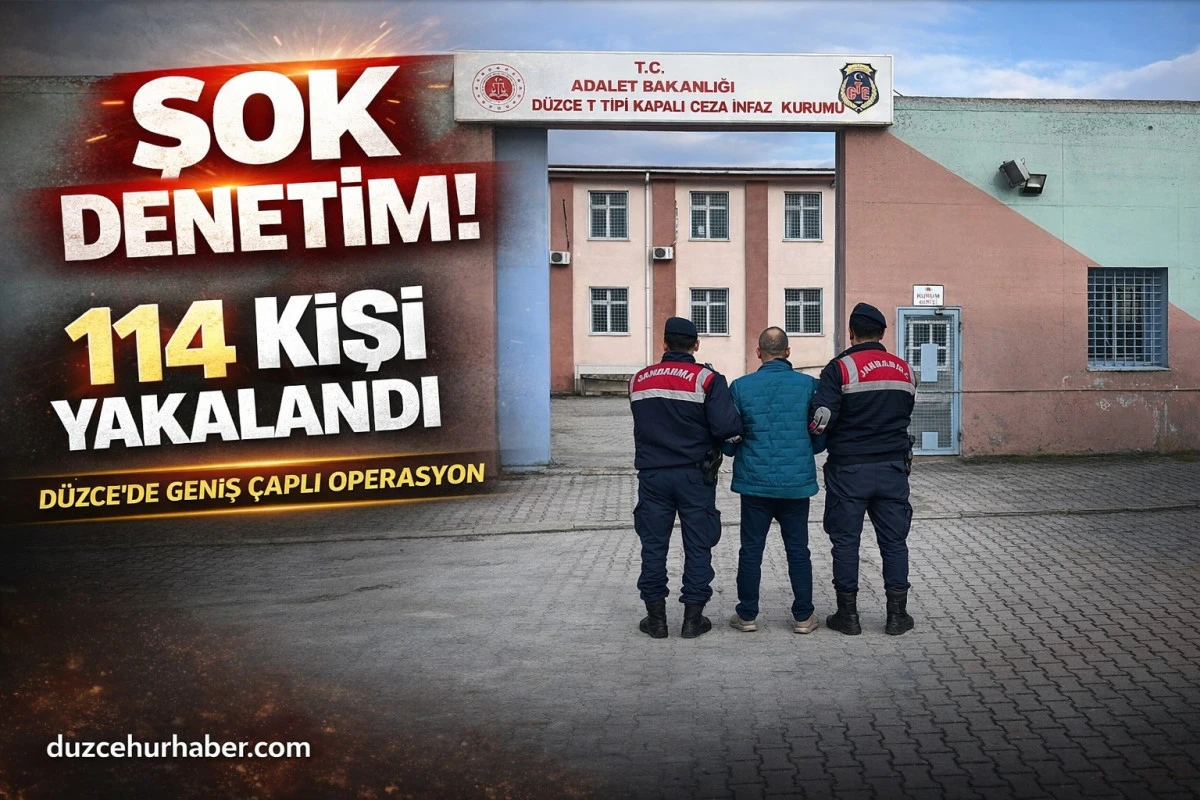 D&uuml;zce&rsquo;de Dev Denetim! 22 Bin Kişi Sorgulandı, 114 Ş&uuml;pheli Yakalandı