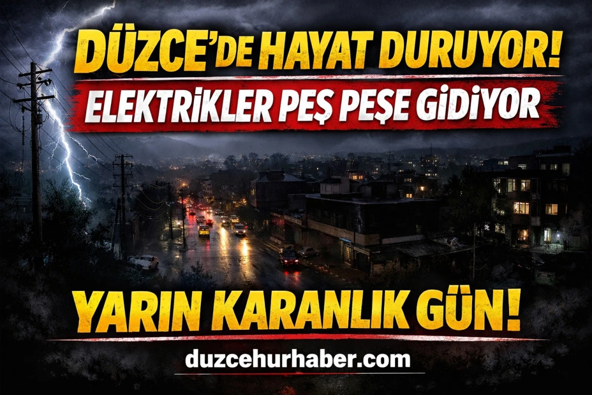 D&uuml;zce&rsquo;de Elektrik Krizi B&uuml;y&uuml;yor: Kesintiler Artıyor, Vatandaşlara Kritik Uyarı