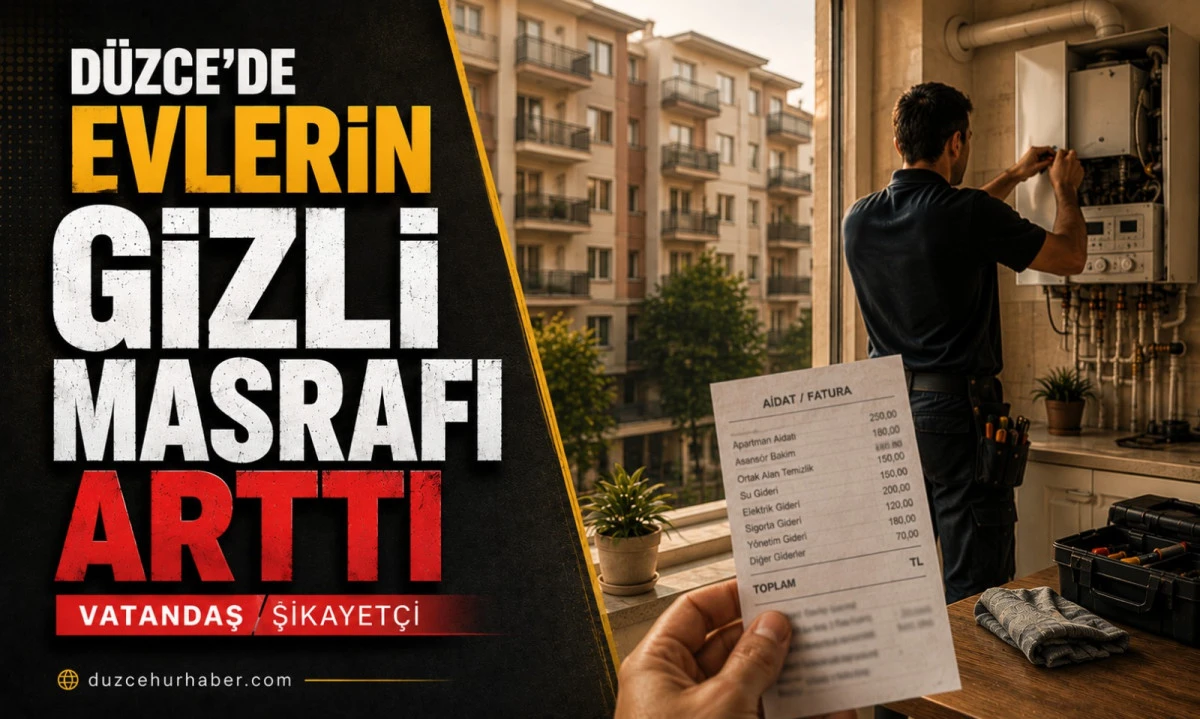 D&uuml;zce&rsquo;de Evlerin Gizli Masrafı Arttı: Vatandaş Tamir ve Aidat Giderlerinden Şikayet&ccedil;i