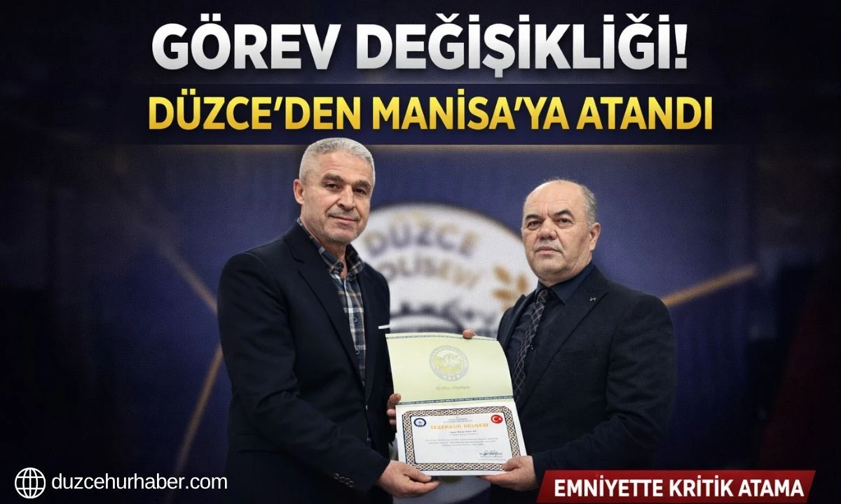 D&uuml;zce&rsquo;de g&ouml;rev yapan Emniyet M&uuml;d&uuml;r&uuml; Bircan Baycan Manisa&rsquo;ya atandı
