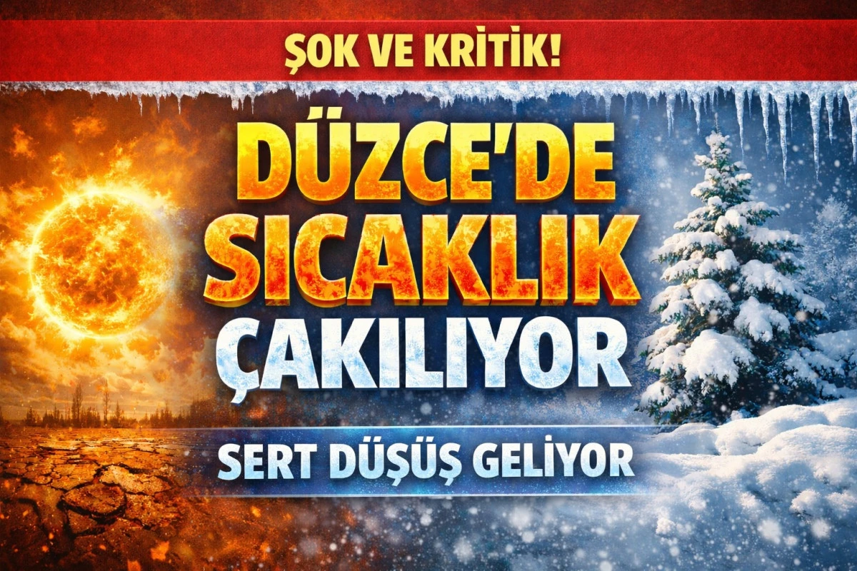 D&uuml;zce&rsquo;de hava karışıyor! Sıcaklık sert d&uuml;şecek (20-27 Nisan)