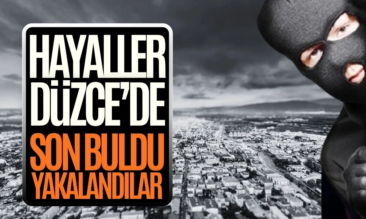 D&uuml;zce'de hayaller son buldu! Ka&ccedil;ıyorlardı, yakalandılar 