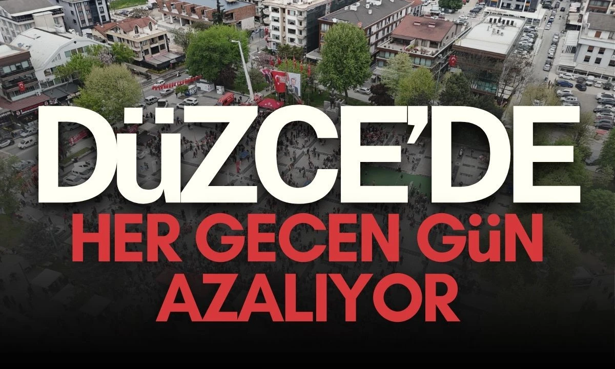 Düzce'de her geçen yıl azalıyor