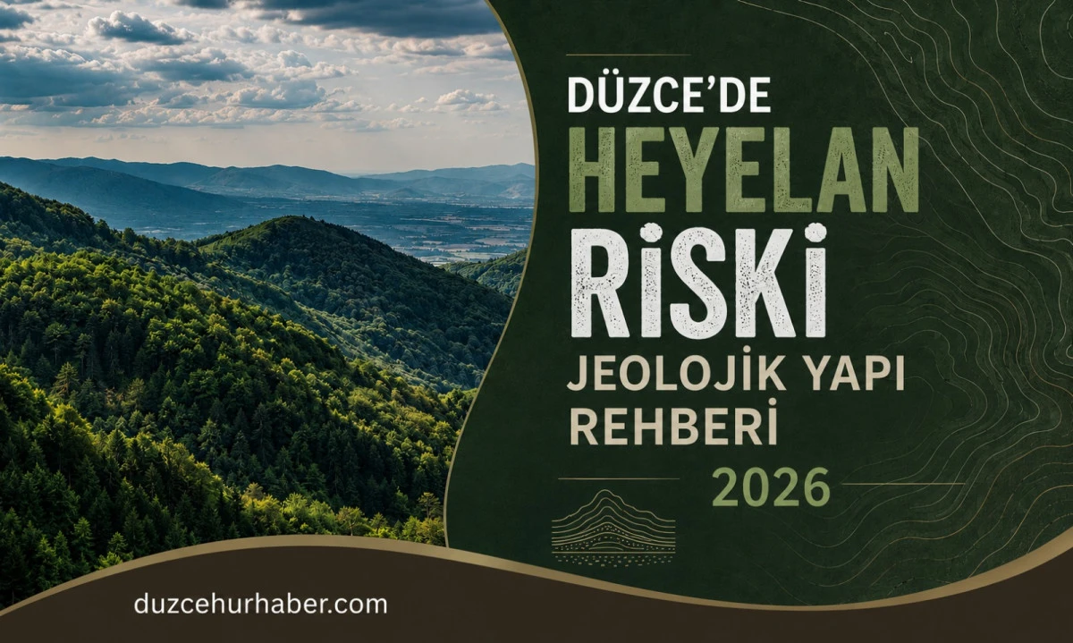 D&uuml;zce'de Heyelan Riski ve Jeolojik Yapı: Zemin, Fay Hatları ve Coğrafi Ger&ccedil;ekler