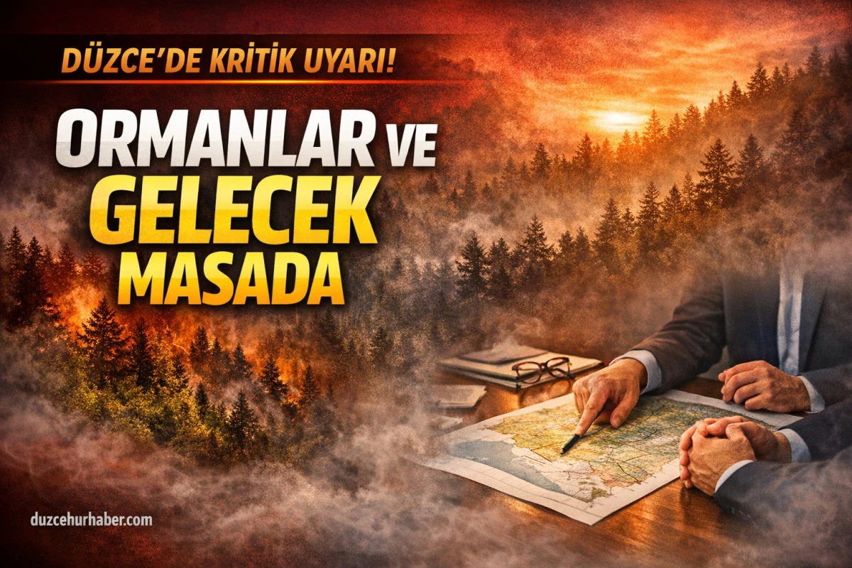 D&uuml;zce&rsquo;de Kritik İklim Paneli! Orman K&ouml;ylerinin Geleceği Masaya Yatırıldı