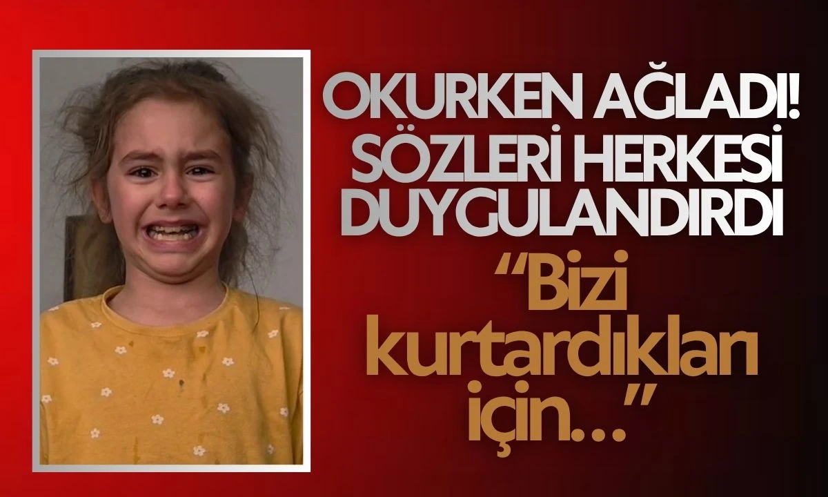 D&uuml;zce&rsquo;de K&uuml;&ccedil;&uuml;k Kız İstiklal Marşı&rsquo;nı Okurken G&ouml;zyaşlarına Boğuldu
