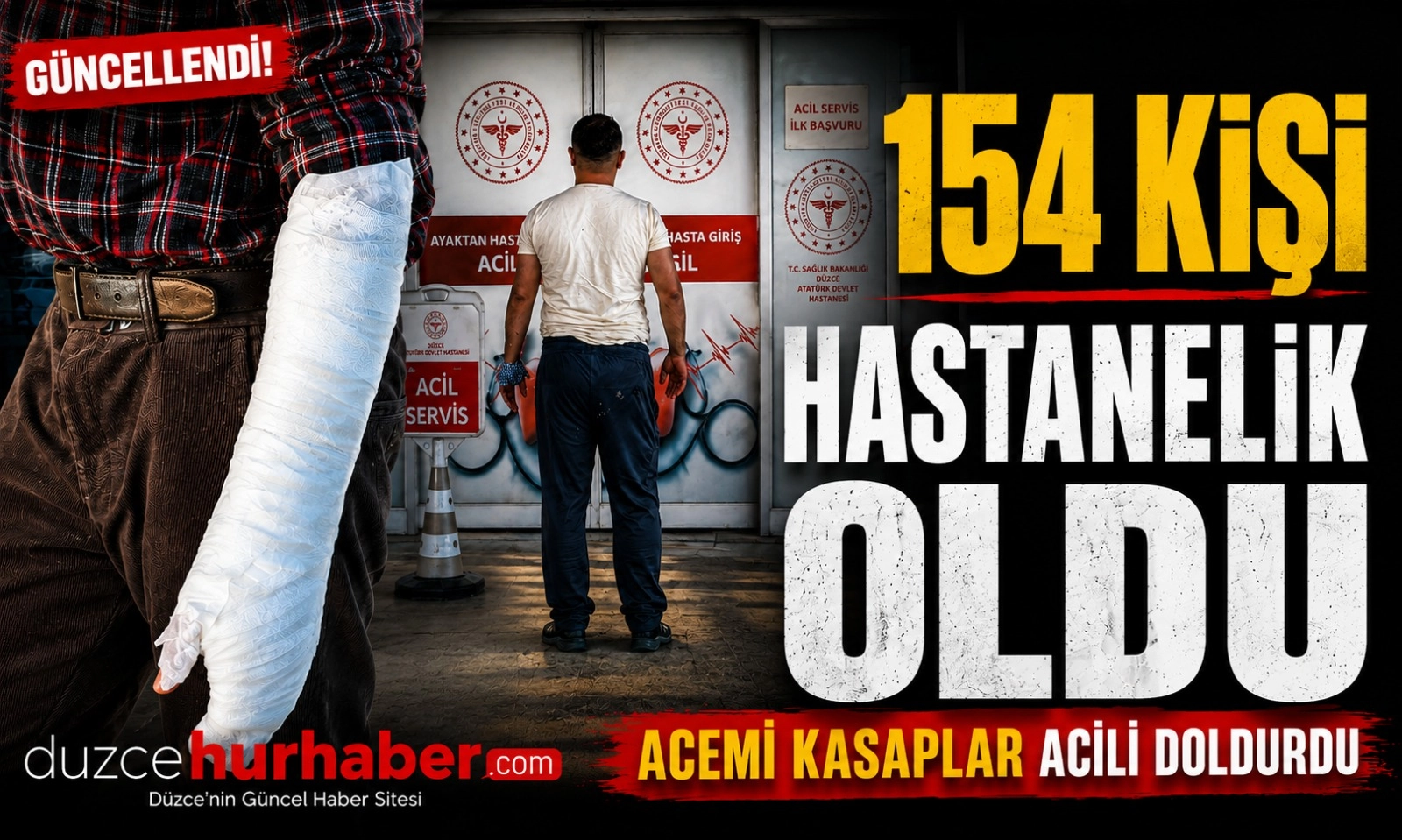 D&uuml;zce&rsquo;de Kurban Bayramı&rsquo;nın İlk G&uuml;n&uuml;nde 154 Kişi Hastanelik Oldu