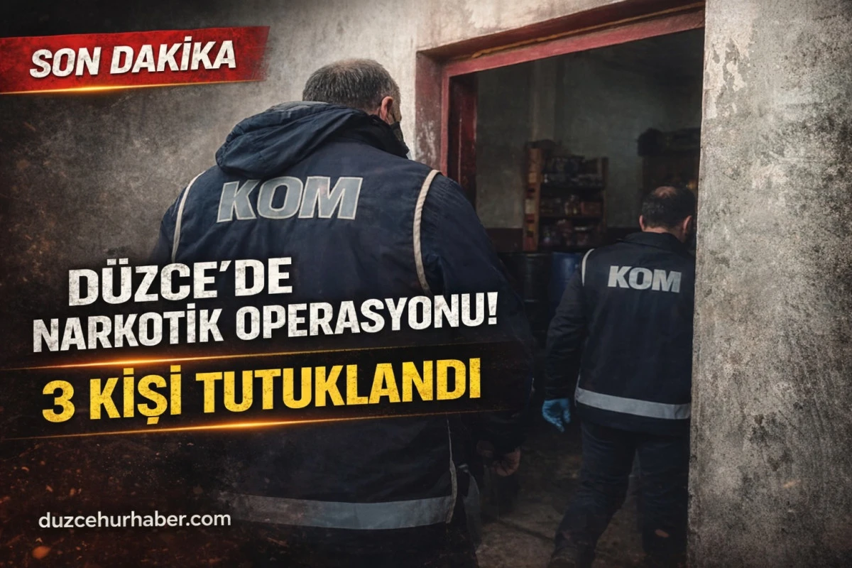 D&uuml;zce&rsquo;de narkotik operasyonu! 3 kişi tutuklandı, 52 kişi hakkında işlem yapıldı