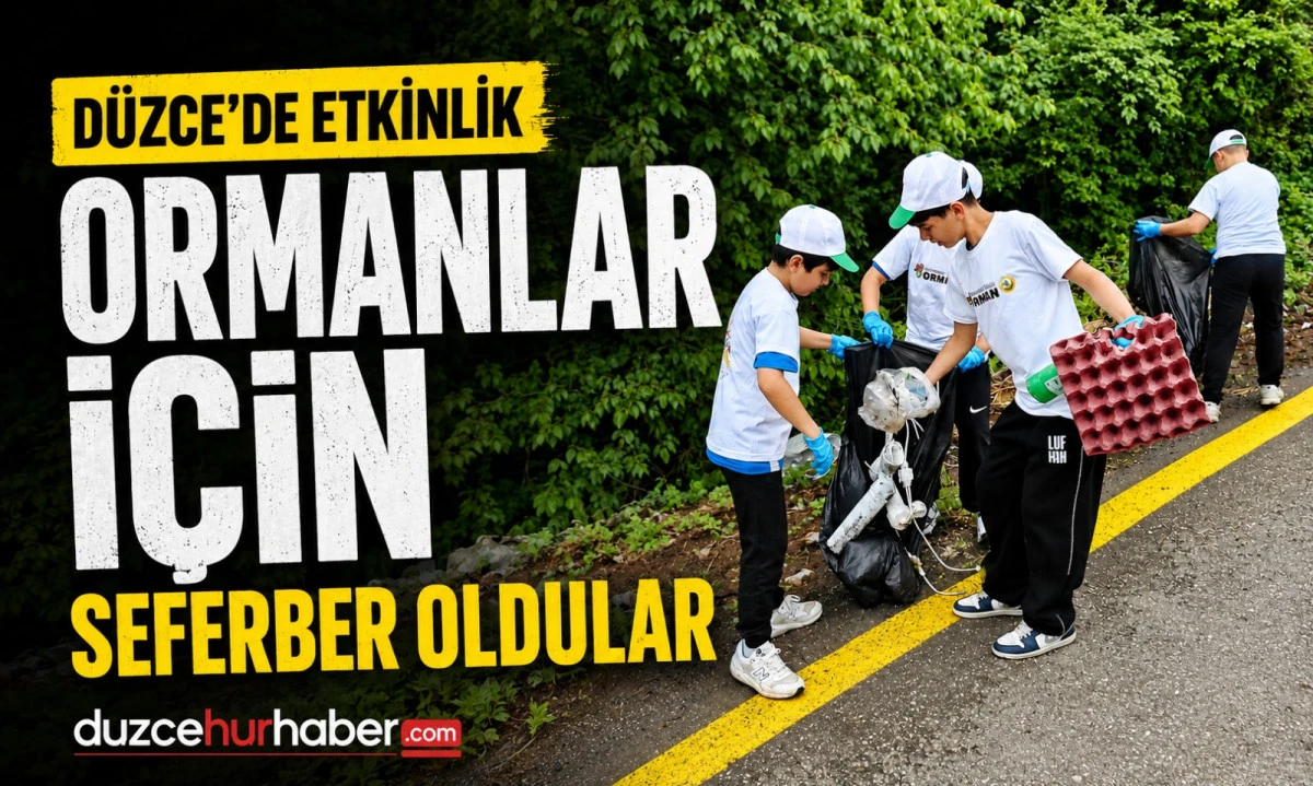 D&uuml;zce&rsquo;de Ormanlar İ&ccedil;in Seferber Oldular