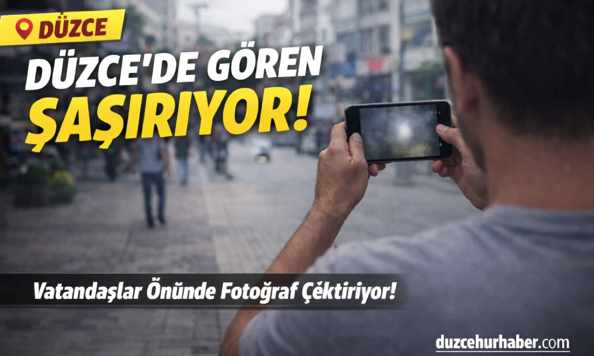 D&uuml;zce'de Pamuk'u g&ouml;ren şaşırıyor! Fotoğraf &ccedil;ektiriyor 