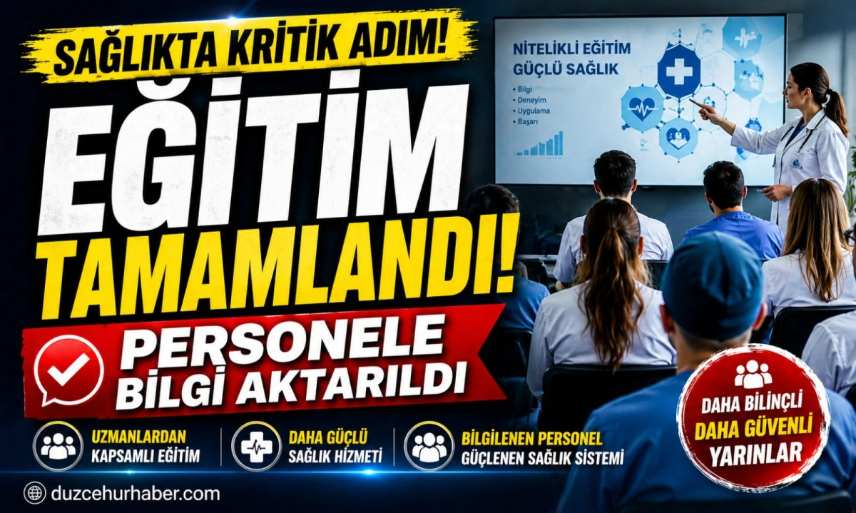 D&uuml;zce&rsquo;de Sağlıkta Yeni Eğitim! &Uuml;reme ve Cinsel Sağlık Programı Tamamlandı